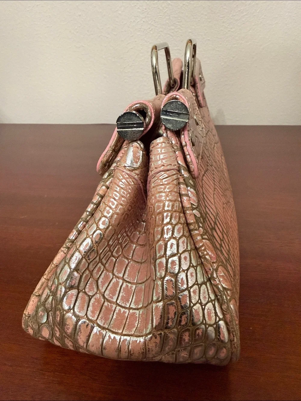 Donald J. Pliner sleek croc